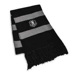 Bufanda 'Nevermore' de Netflix - Estilo Wednesday Addams