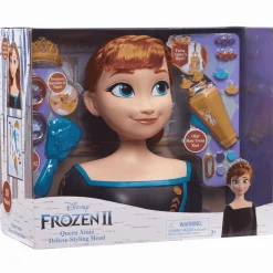 Busto Frozen 2 Disney de Peinado Deluxe Anna