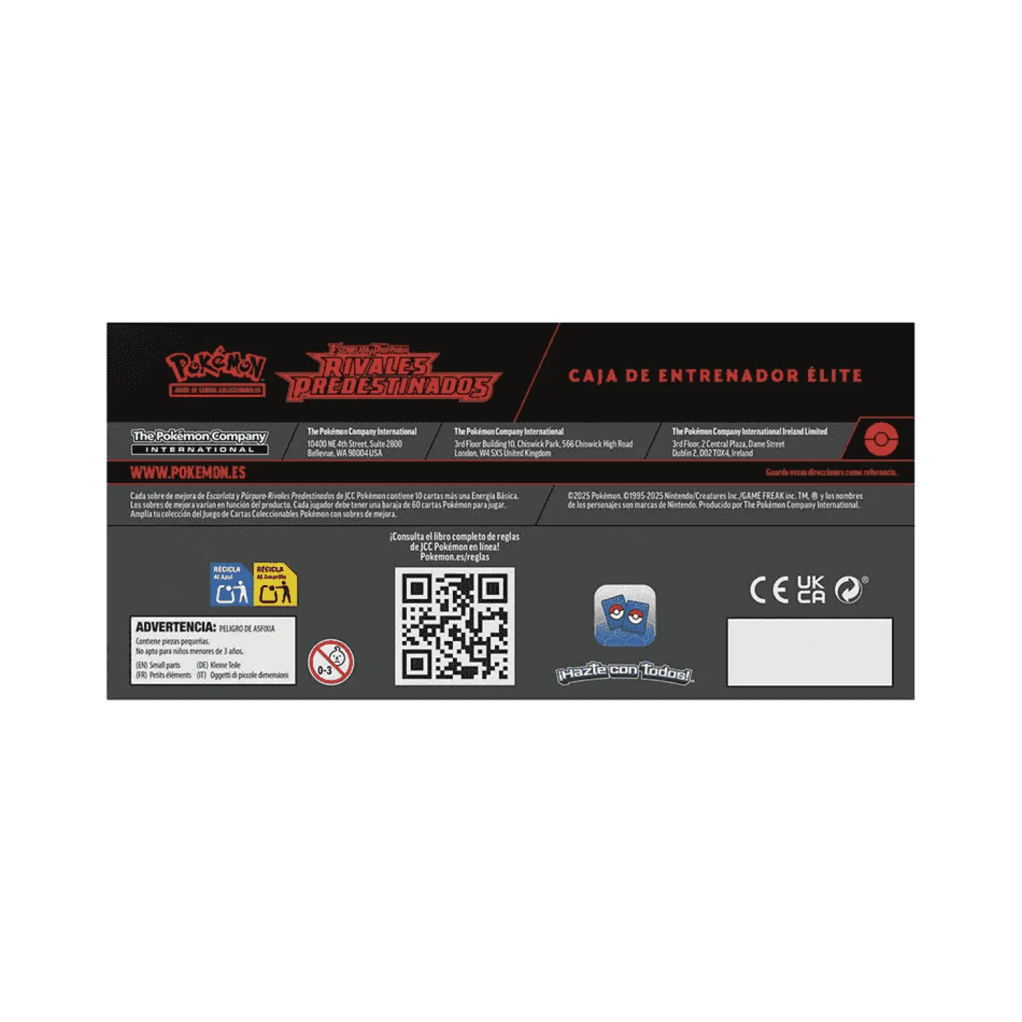 Caja de Entrenador Élite Pokémon TCG: Rivales Destinados – Edición Español (Mayo 2025)