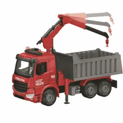 Camión con remolque y pluma Juguete Motor Planet