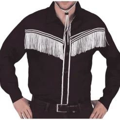 Camisa de Vaquero para Disfraz Adulto Talla M