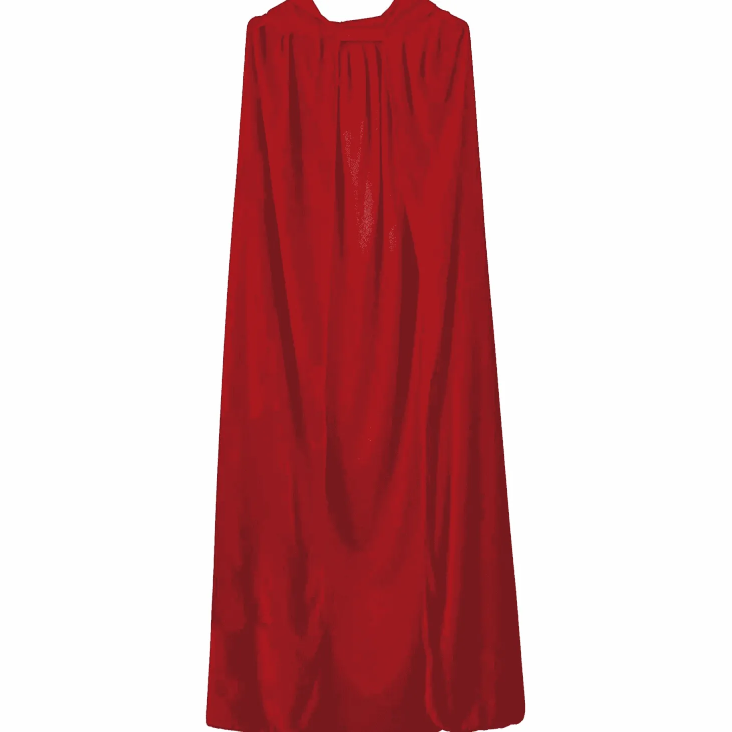Capa Roja con Capucha Terciopelo 130 cm