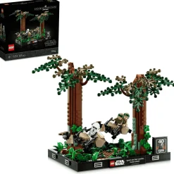 Capta el dinamismo de una emocionante escena de Star Wars: El Retorno del Jedi con el set LEGO® Star