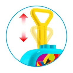 Carrito Con 20 Bloques Azul Molto