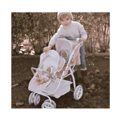 Carrito Gemelar Universe Plegable para Muñecas