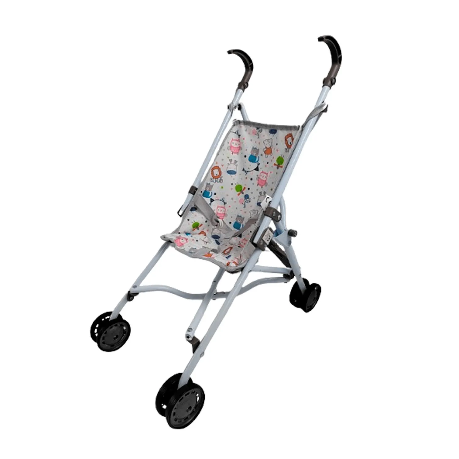 Carrito para muñecos PEQUEBEBE plegable