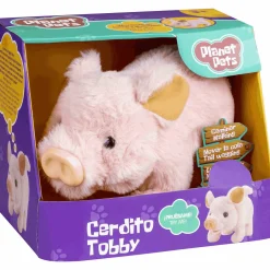 Cerdito Tobby El Peluche Interactivo Suave y Adorable para Niños