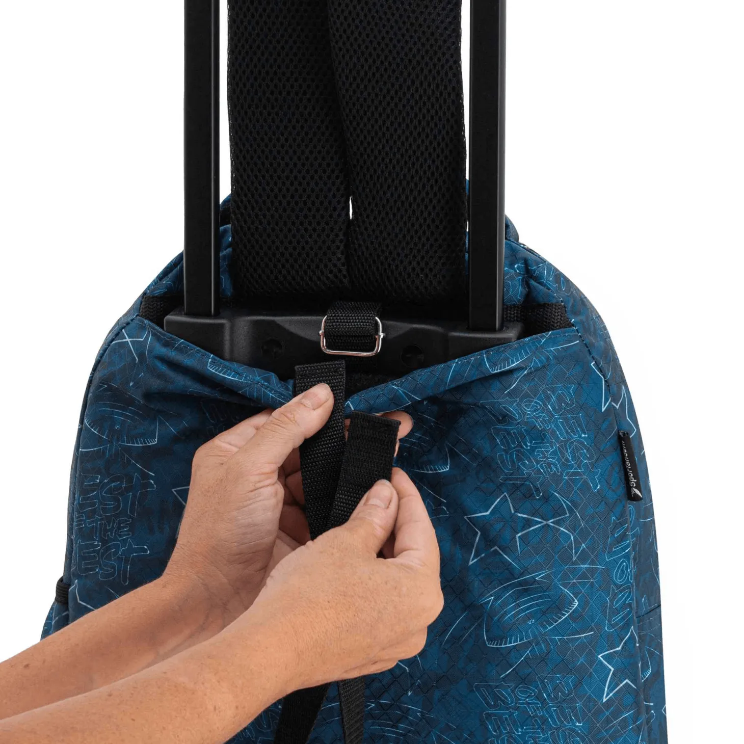 CHAMPIONS STARS Mochila con Carro Premium Extraíble 44,5 cm: Comodidad y Estilo para el Colegio