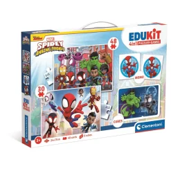 Clementoni Edukit 4 en 1 Spidey