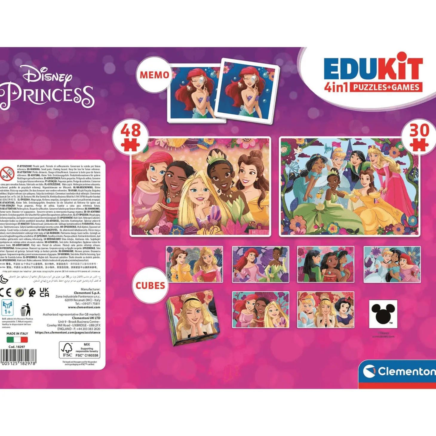 Clementoni Edukit Disney Princesses