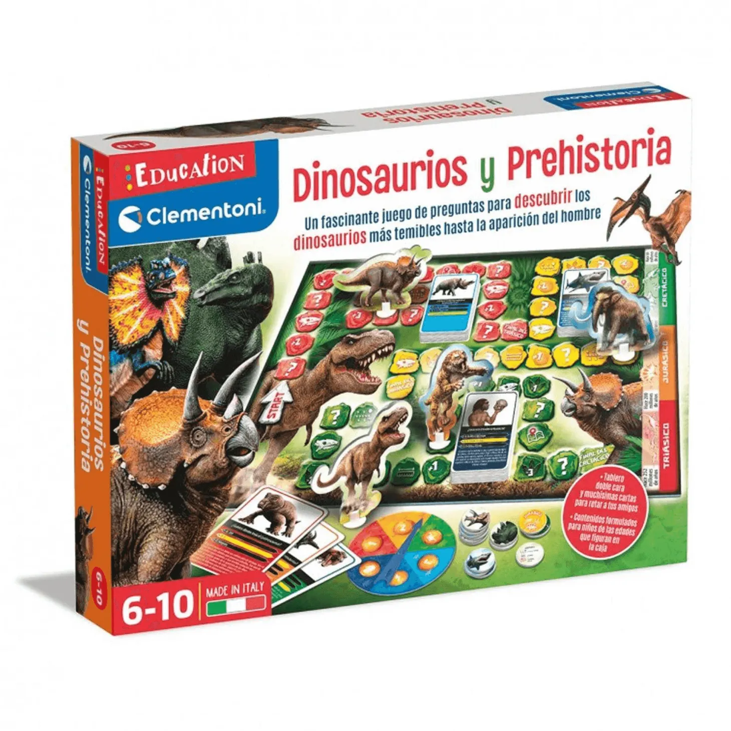 Clementoni Juego Dinosaurios y Prehistoria