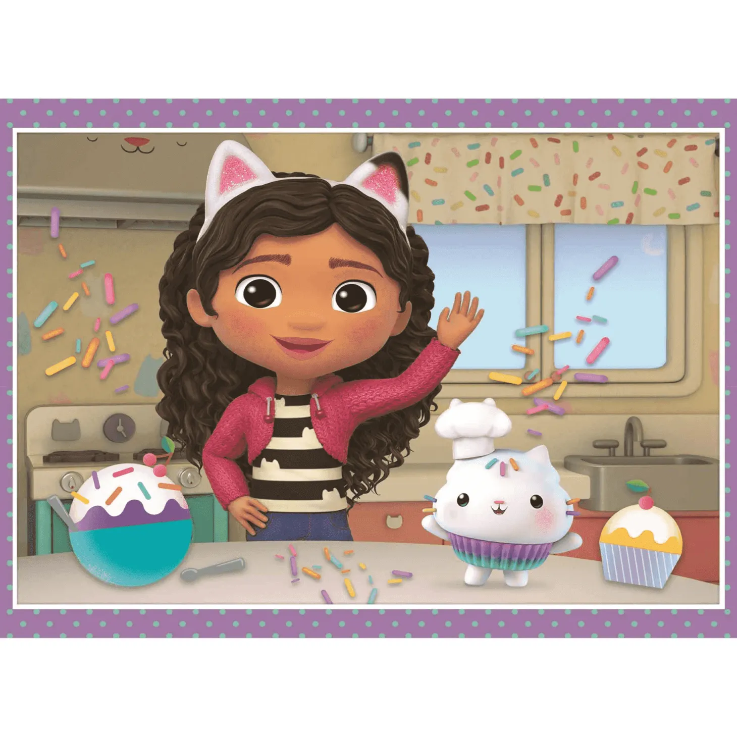 Clementoni Puzzle 4 En 1 Casa De Muñecas De Gabby