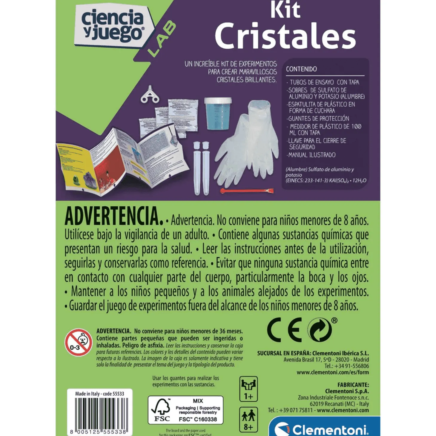 Clementoni Set De Cristales