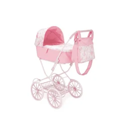 Coche de Muñecas Con Capota Valentina con Bolso