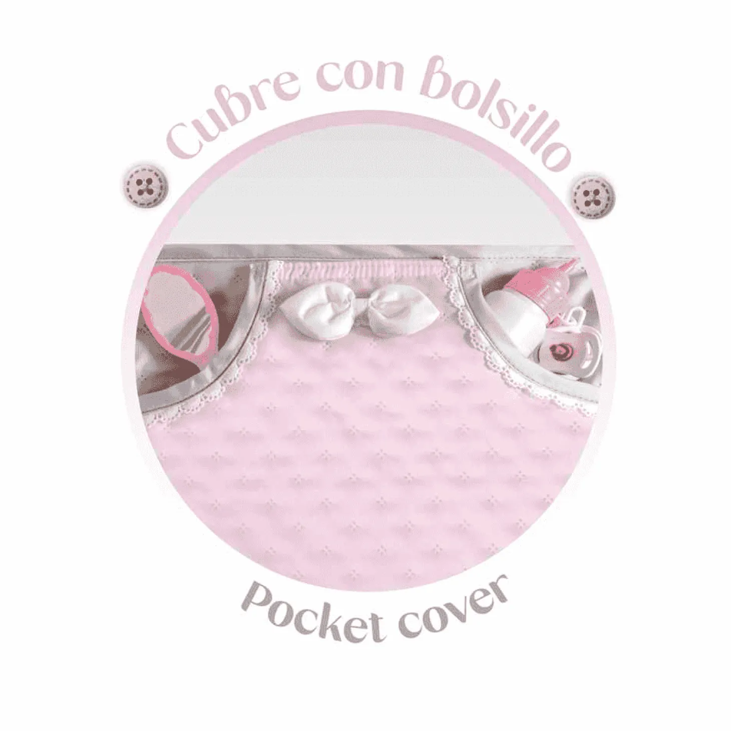 Coche de Muñecas 'Reborn' Plegable con Sombrilla y Suspensión De Cuevas