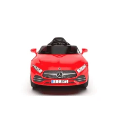 Coche eléctrico Mercedes infantil 12V – Rojo o Rosa con mando y batería recargable (3+)