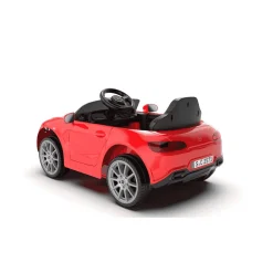Coche eléctrico Mercedes infantil 12V – Rojo o Rosa con mando y batería recargable (3+)
