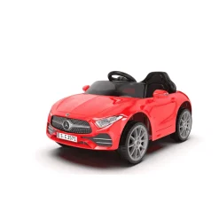Coche eléctrico Mercedes infantil 12V – Rojo o Rosa con mando y batería recargable (3+)