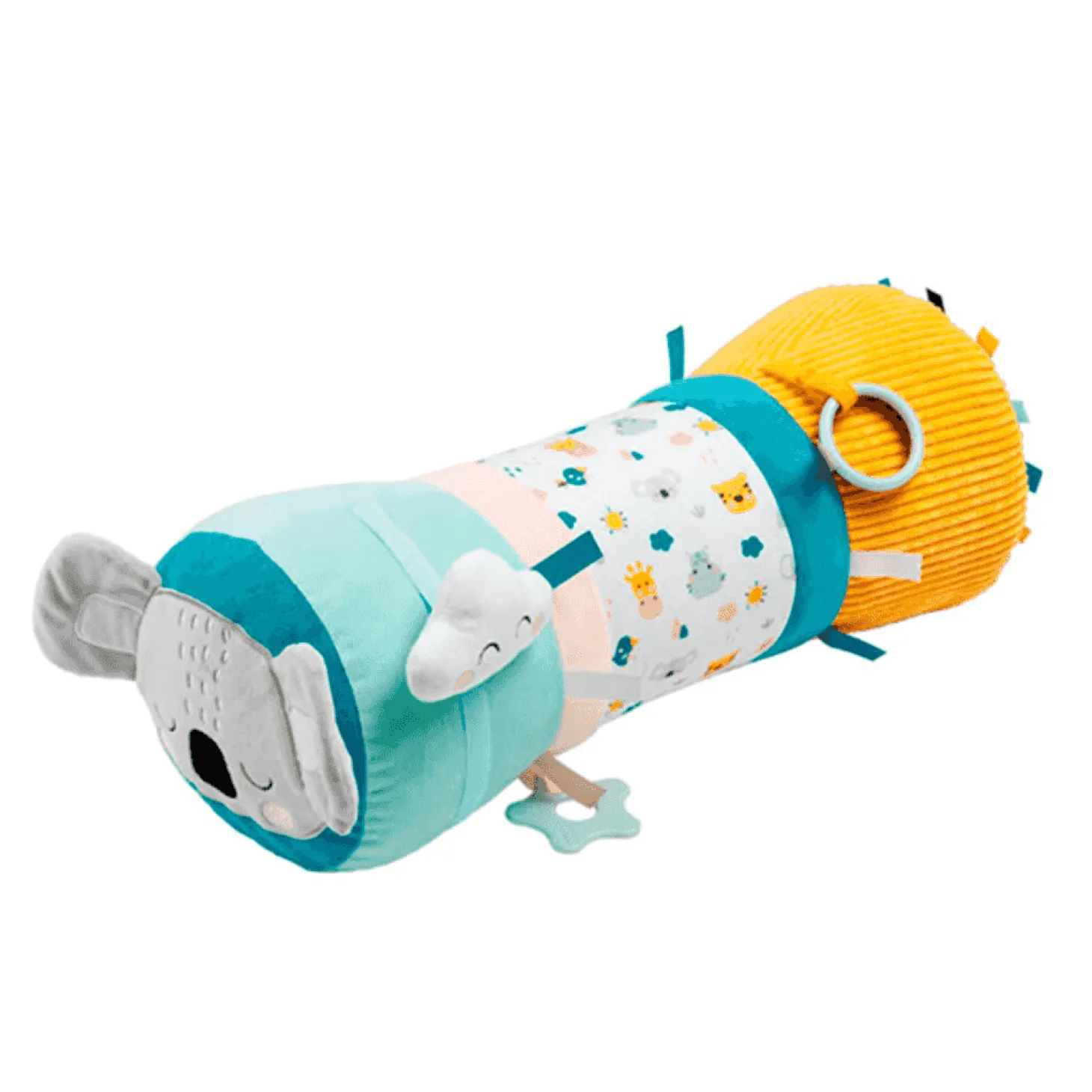 Cojín de actividades para bebés con más de 10 estímulos sensoriales (Eurekakids)