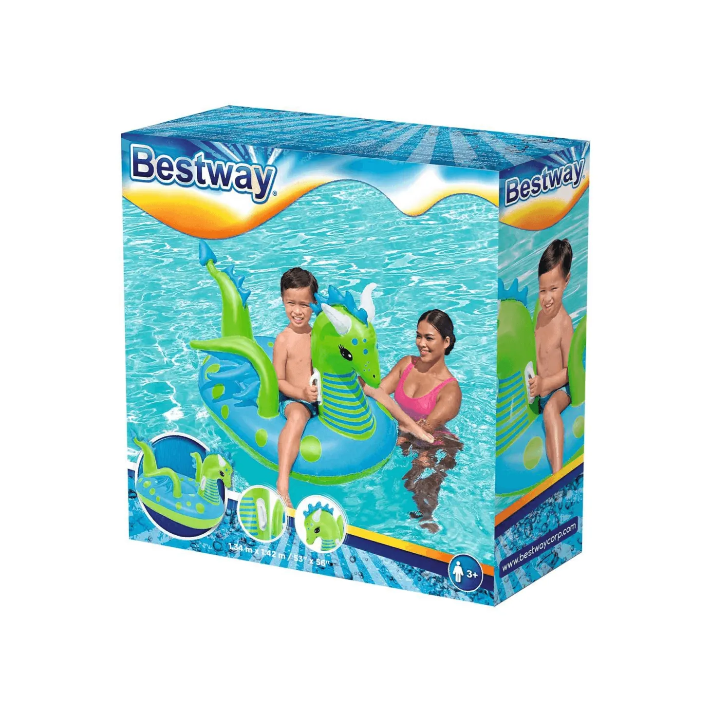 Colchoneta Dragon con Asas 134x142 cm