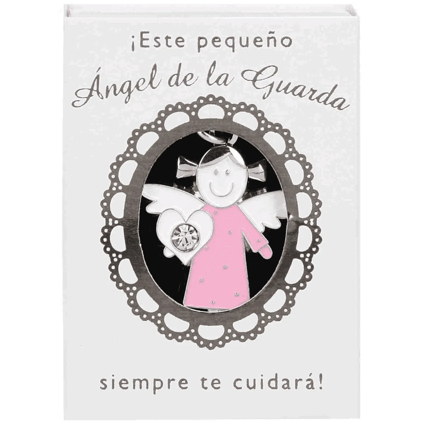 Colgante Ángel De Guardia en Caja Pequeña