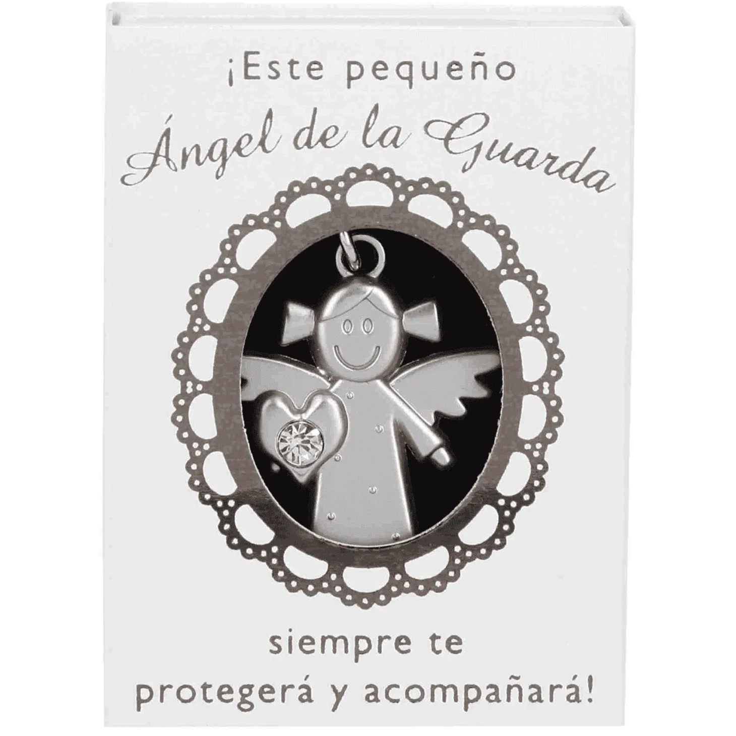 Colgante Ángel De Guardia en Caja Pequeña