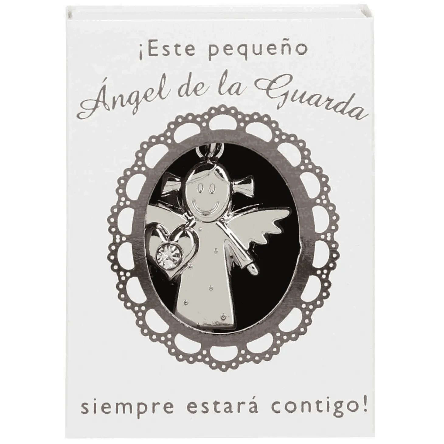 Colgante Ángel De Guardia en Caja Pequeña