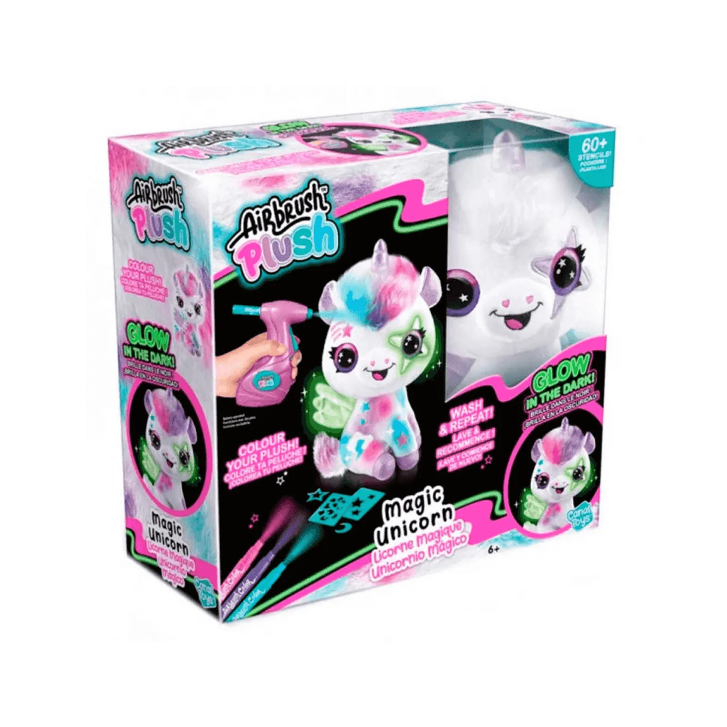 Colorea Unicornio Mágico Brilla En La Oscuridad