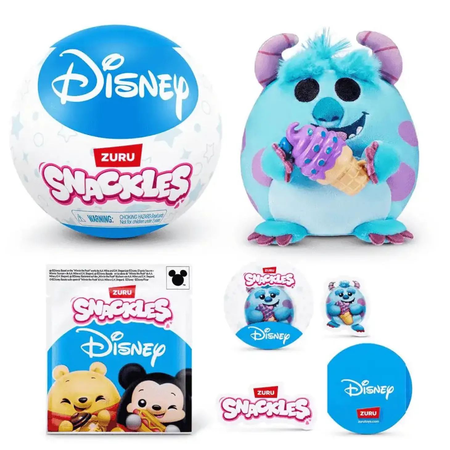 Cápsula Sorpresa Disney Snackles 13 cm