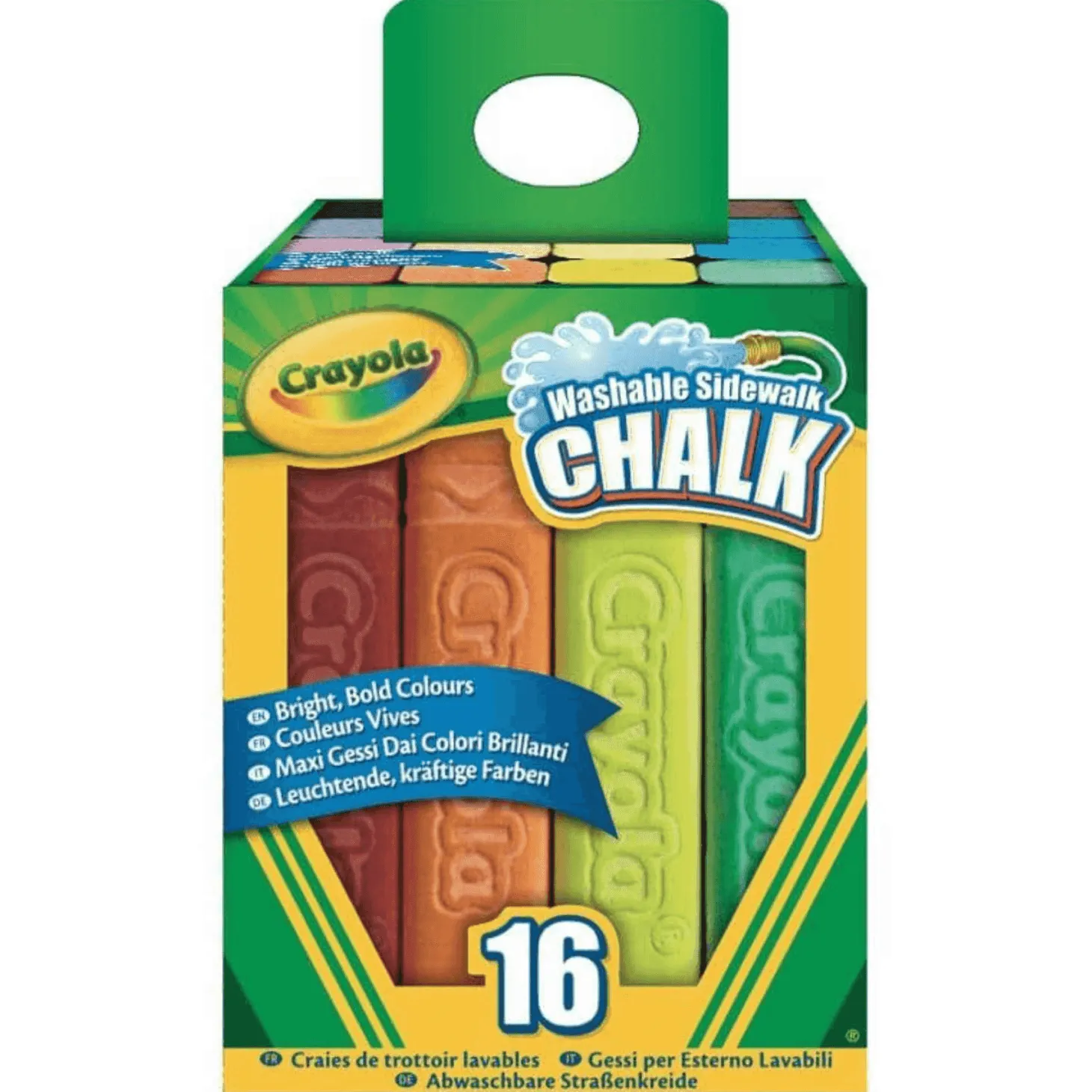 Crayola 16 Maxi Tizas de Suelo Lavables