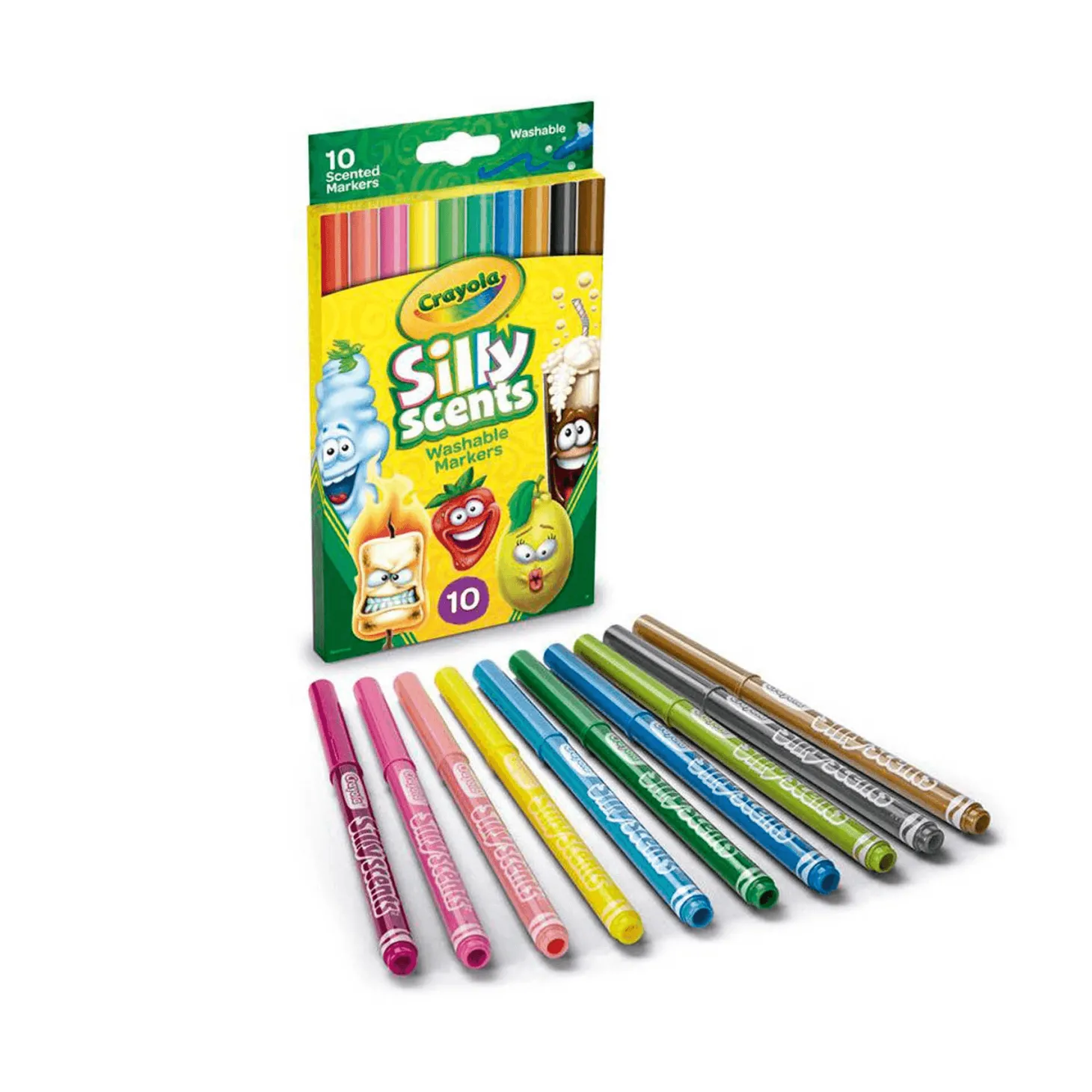Crayola Set 10 Rotuladores Lavables Los Olorosos