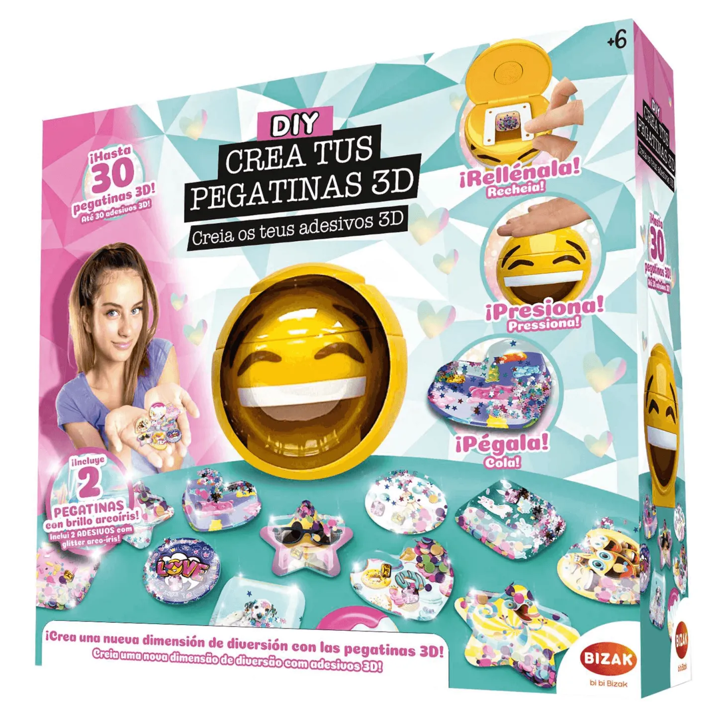 Crea Tus Pegatinas 3D Juego Creativo