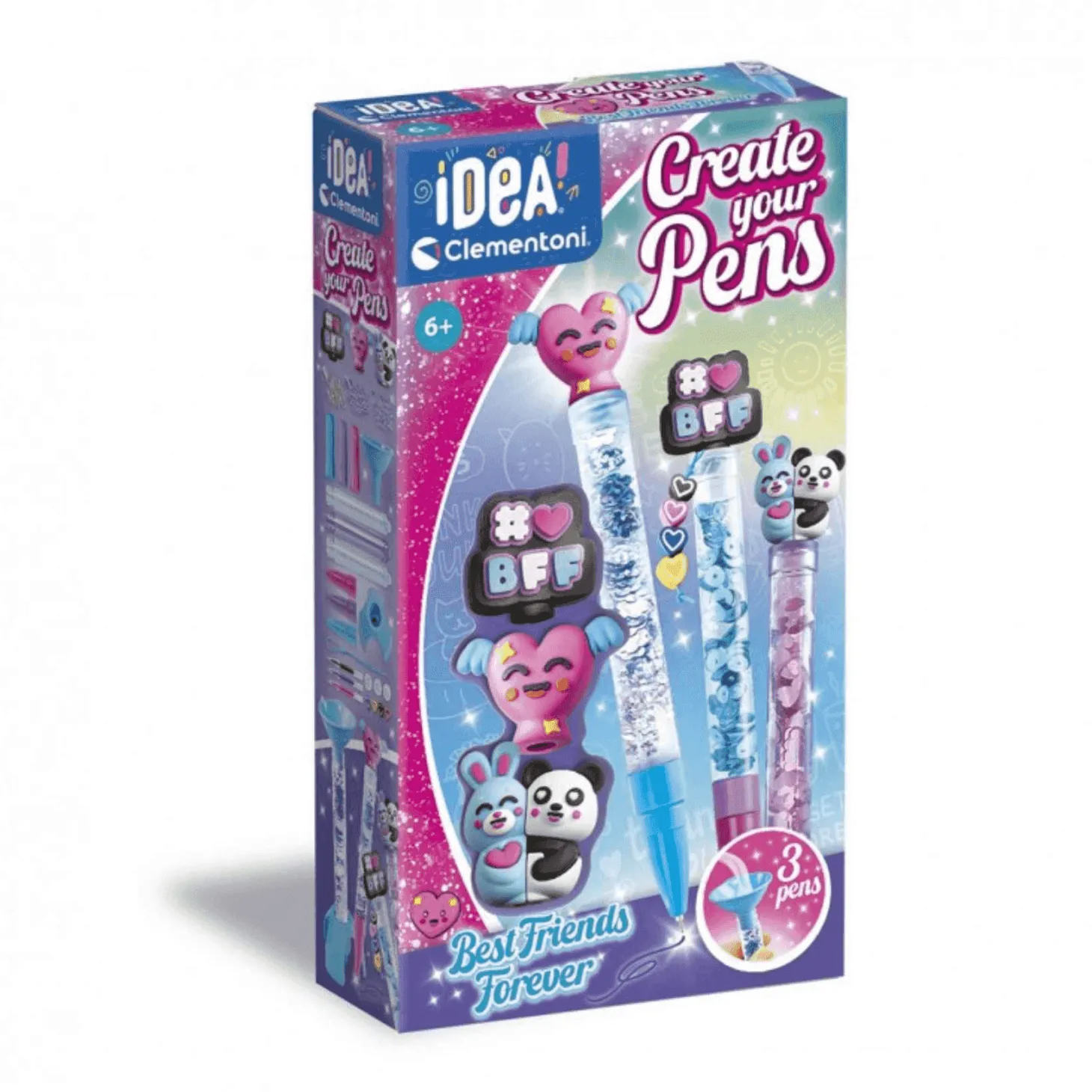 Crea tus Propios Bolígrafos BEST FRIENDS con Clementoni