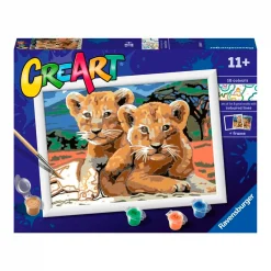 Creart Serie D Classic Cachorros De Leon Juego Creativo Pintura