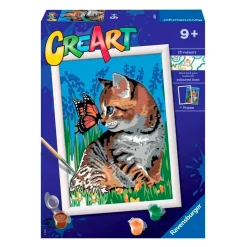 Creart Serie D Gatito Y Mariposa Juego Creativo Pintura