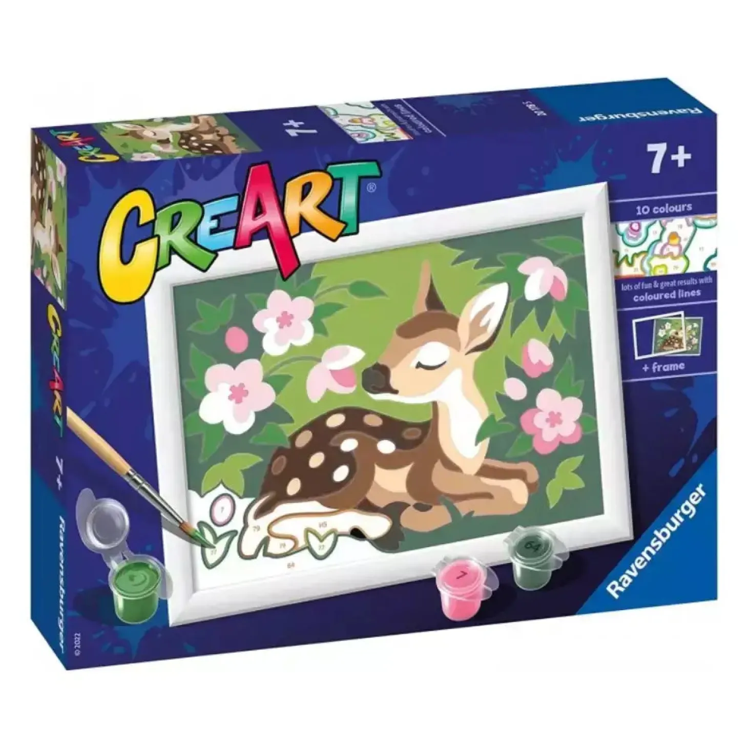 CreArt Serie E: Cervatillo entre las flores