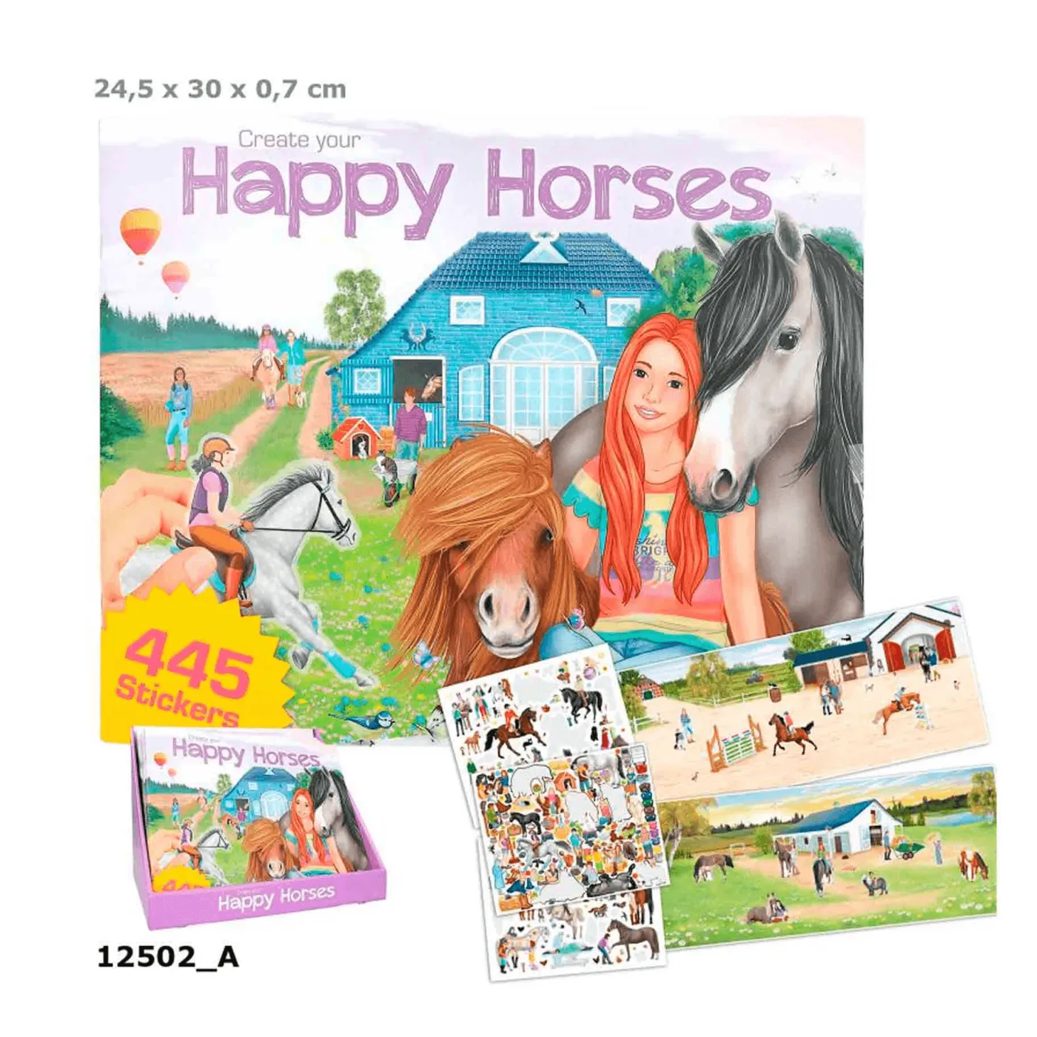 Create Your Happy Horses- Álbum pegatinas