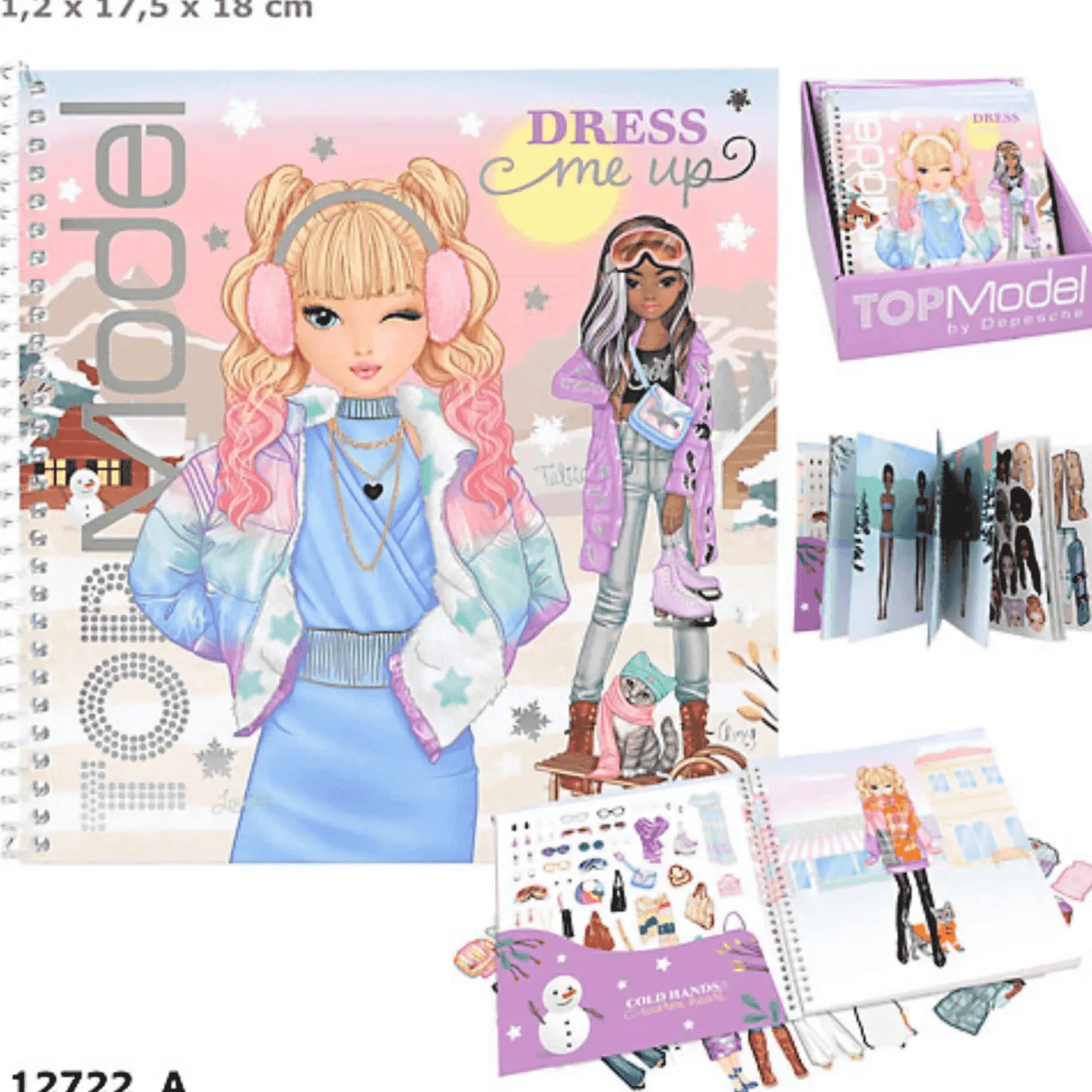 Cuaderno Con Calcomanias Topmodel Dress