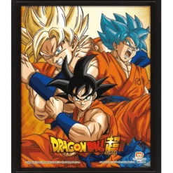 Cuadro 3D Dragon Ball Super - Friends or Rivals (26x20cm)