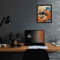 Cuadro 3D Dragon Ball Super - Friends or Rivals (26x20cm)