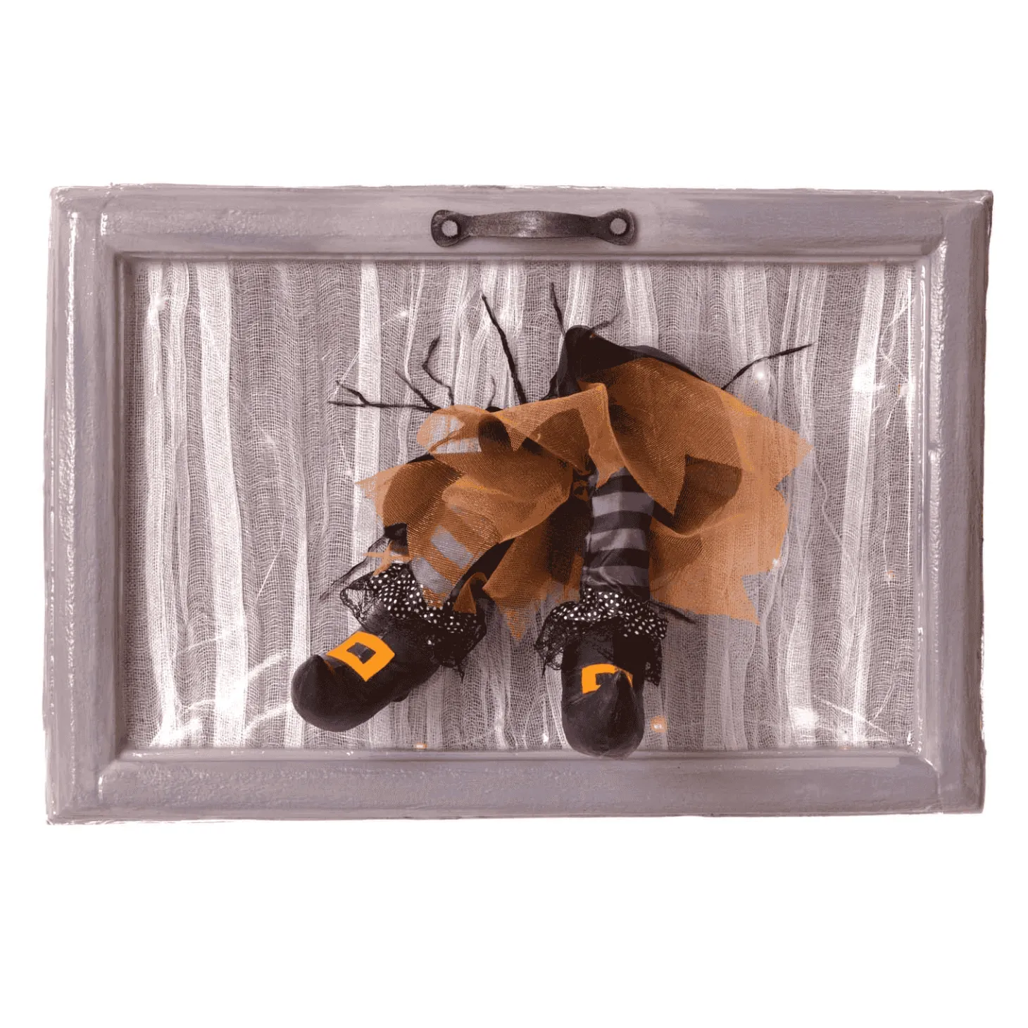 Cuadro pies de bruja Con luz para disfraz