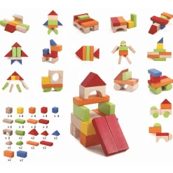 Cubo 50 bloques | Maderas