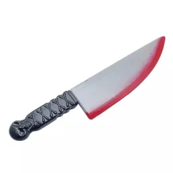 Cuchillo sangriento de Hallowen 37 cm plástico