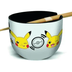 Cuenco de Ramen Pokémon Pikachu con Palillos