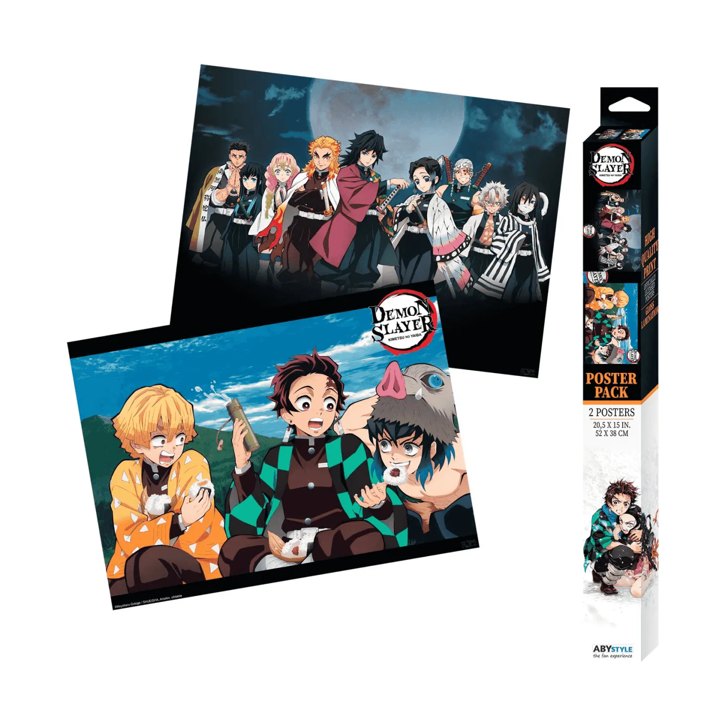 Demon Slayer Set 2 Posters Chibi Serie 2 (52x38)