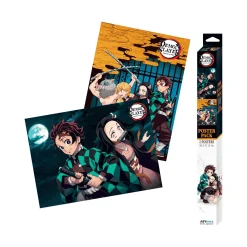 Demon Slayer Set 2 Posters Chibi Grupo y Dúo 52x38