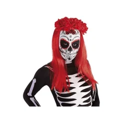 Diadema Katrina Rosas Rojas El Toque Final para tu Disfraz del Día de los Muertos