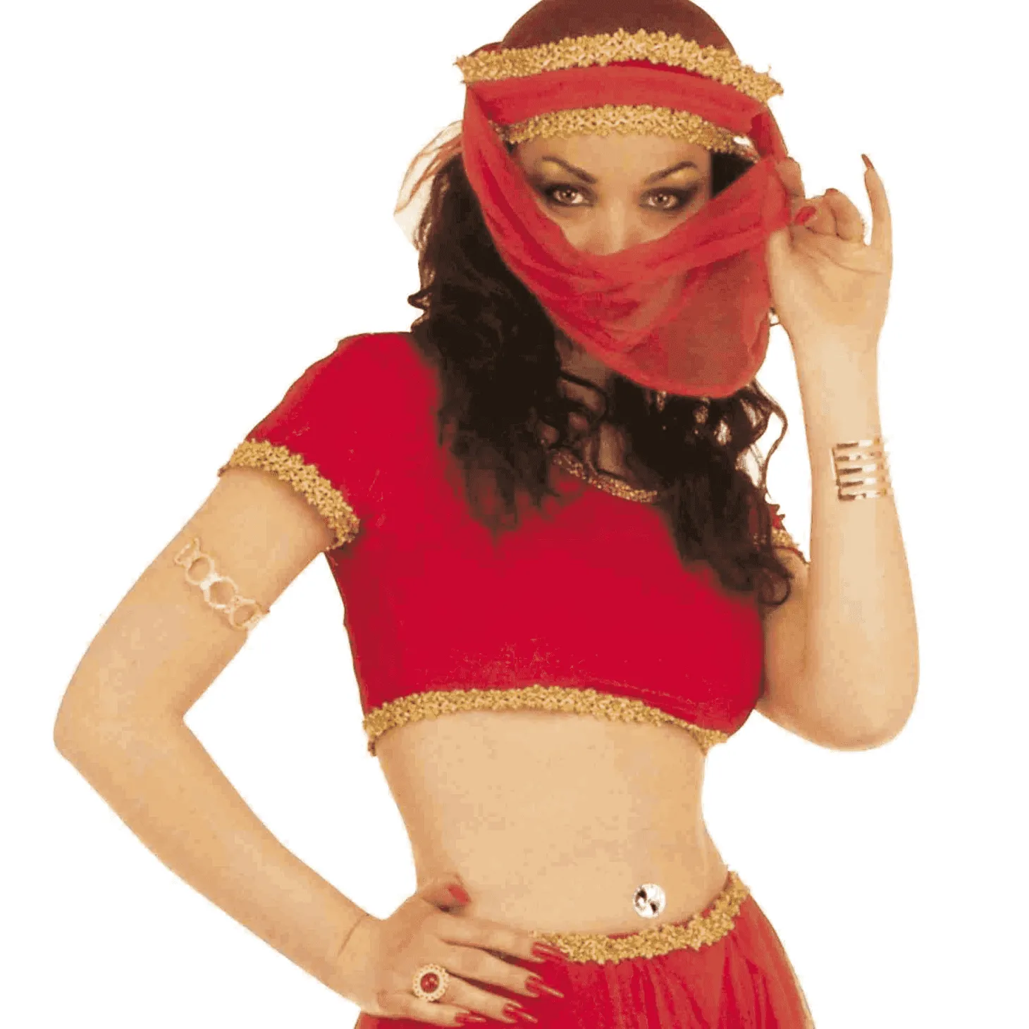 Diamante Para Ombligo Adhesiva Complemento Disfraz