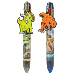 Dino World Bolígrafo Gel 6 Colores