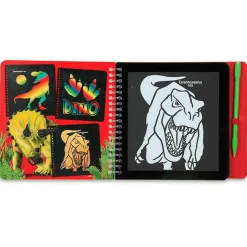 Dino World Mini Magic-Scratch Book